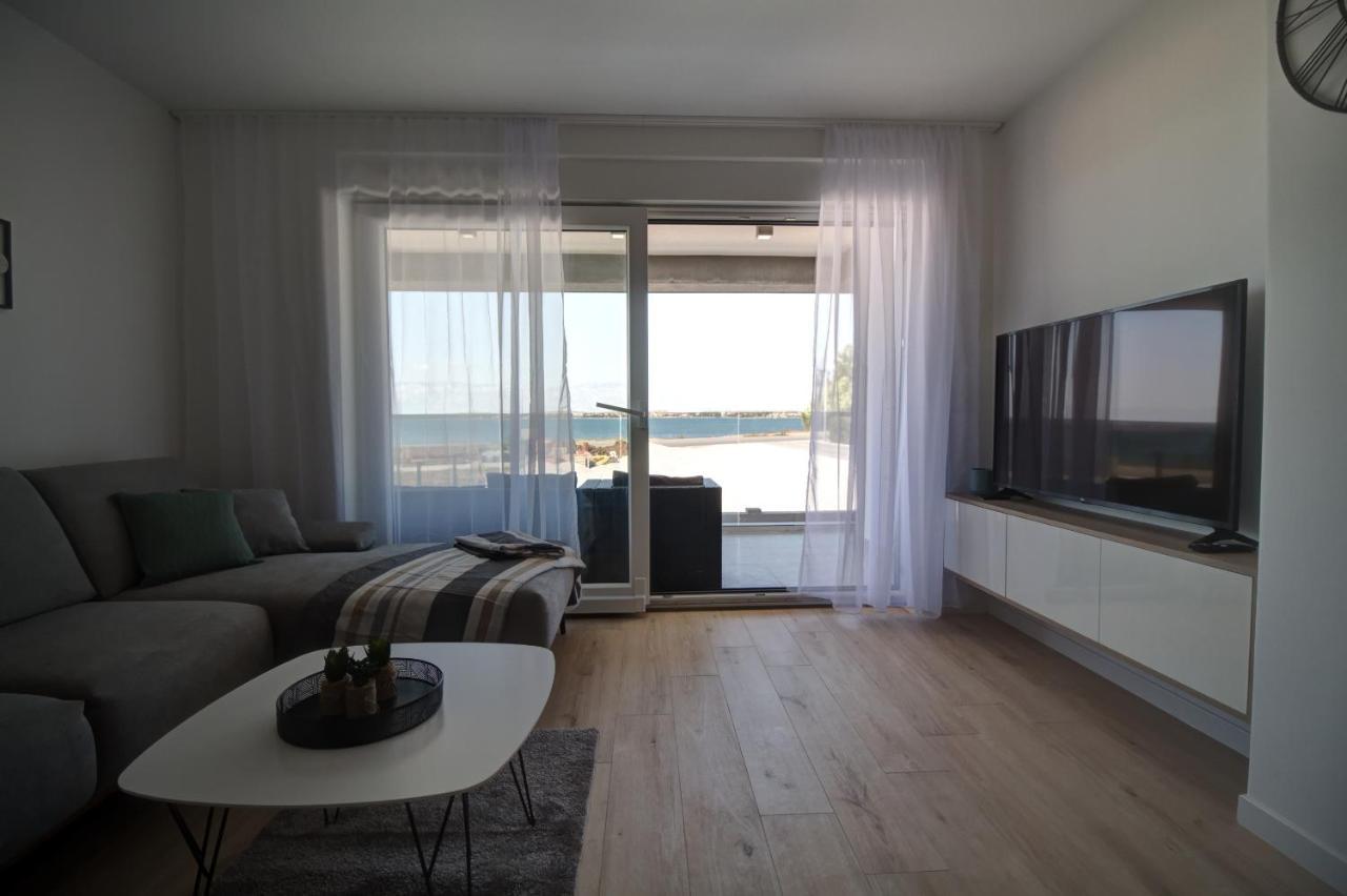 Luxury Beachfront Villa Crystal Aenona - By Ta Leut Agency Nin Eksteriør bilde